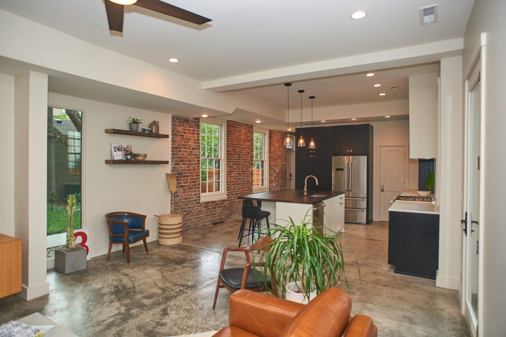 Custom luxury kitchen design in this home renovation near you.