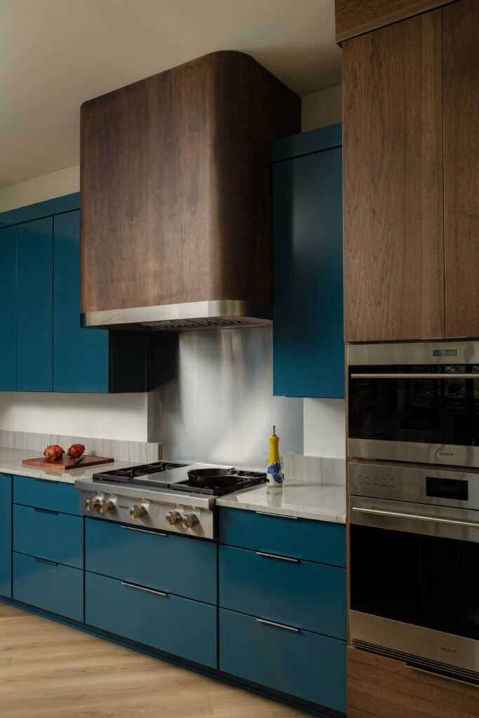 The Bower kitchen with sub zero wolf appliances.