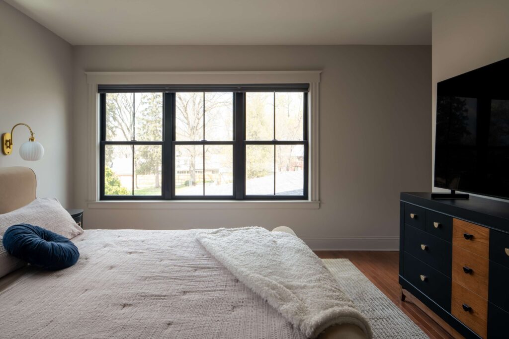 Primary bedroom expanded renovation