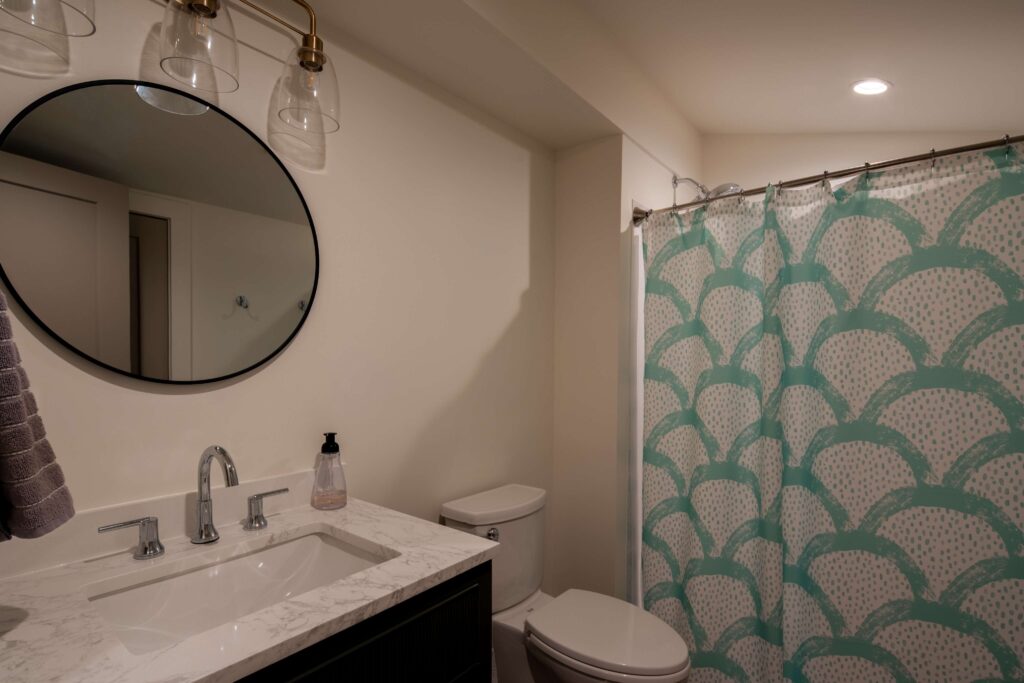 Renovated bathroom for whole home renovation