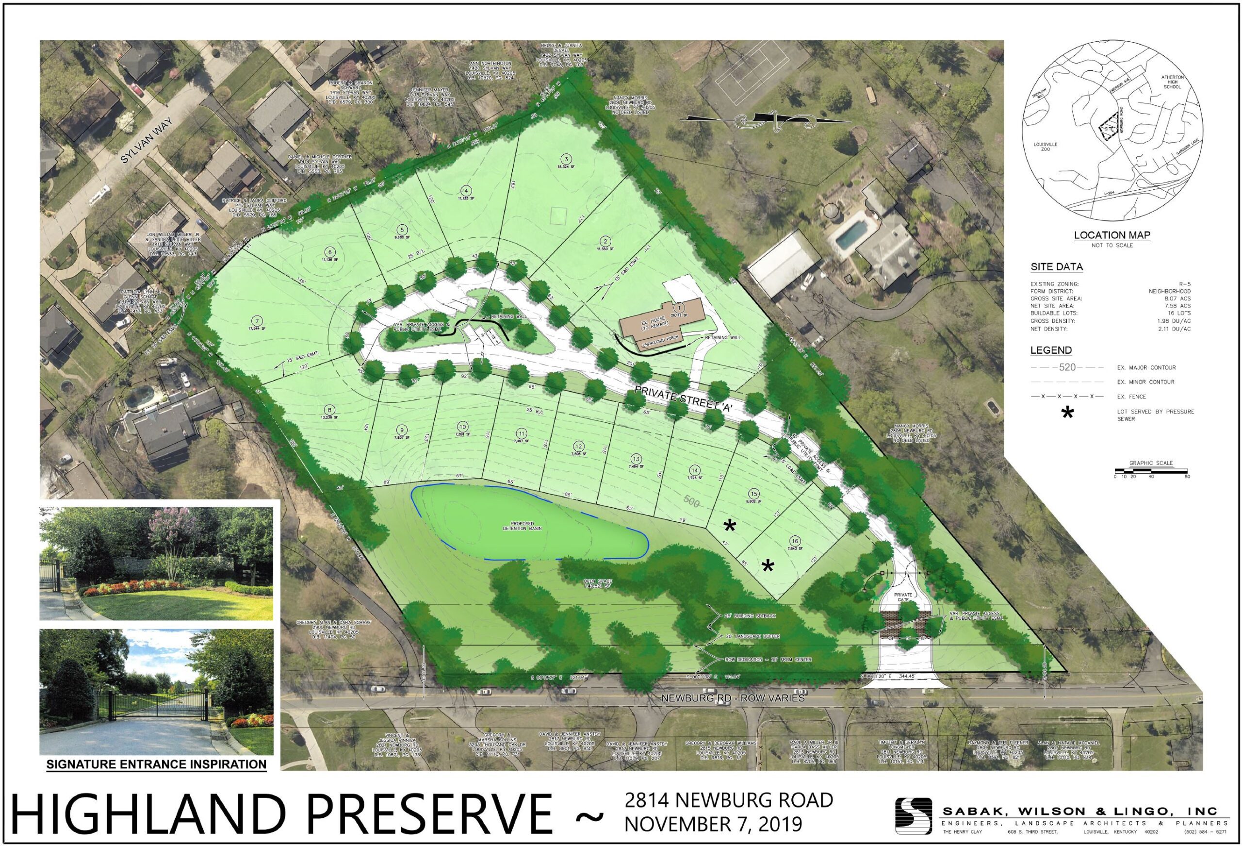 Build in Highlands Preserve in the Highlands in Louisville